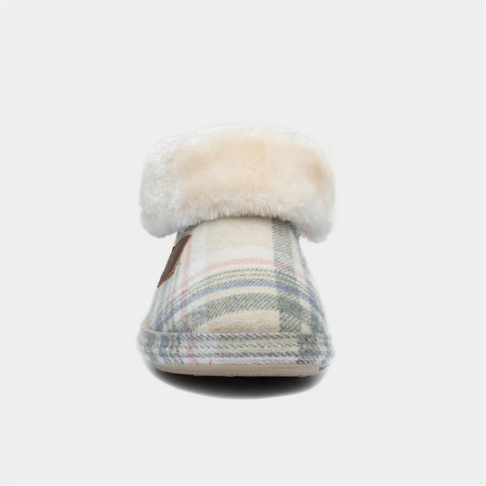 Jo & Joe Glenroyal Womens Oatmeal Tartan Bootie 3 Jo & Joe Glenroyal Womens Oatmeal Tartan Bootie