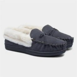 Jo & Joe Mull Womens Grey Suede Slipper 11 Jo & Joe Mull Womens Grey Suede Slipper -UK Shoe Sales 2024 699499 2 L06.20230308000314