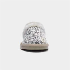 Jo & Joe Mosaic Womens Cream Mule Slippers
